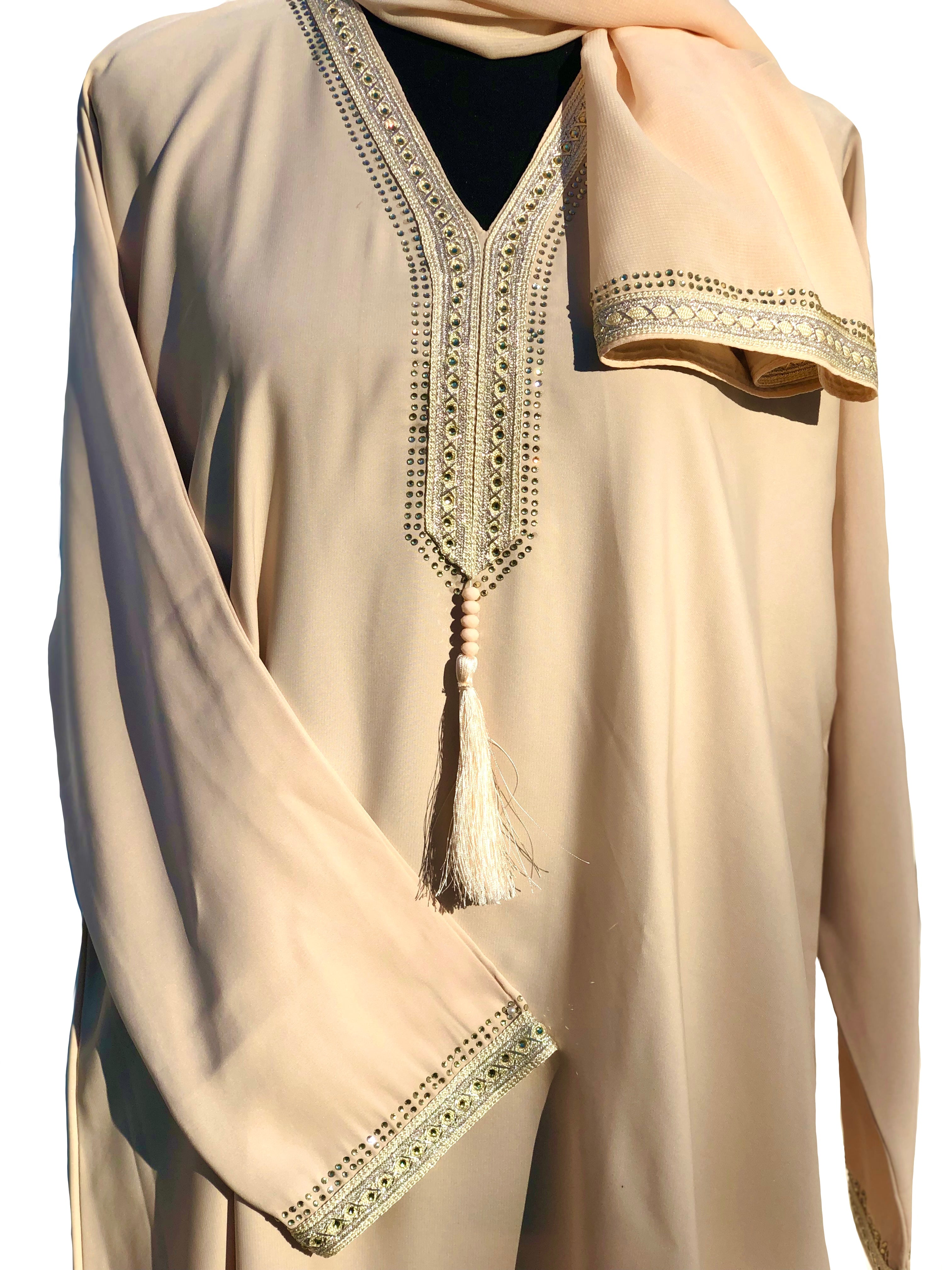 Noor Cream Abaya