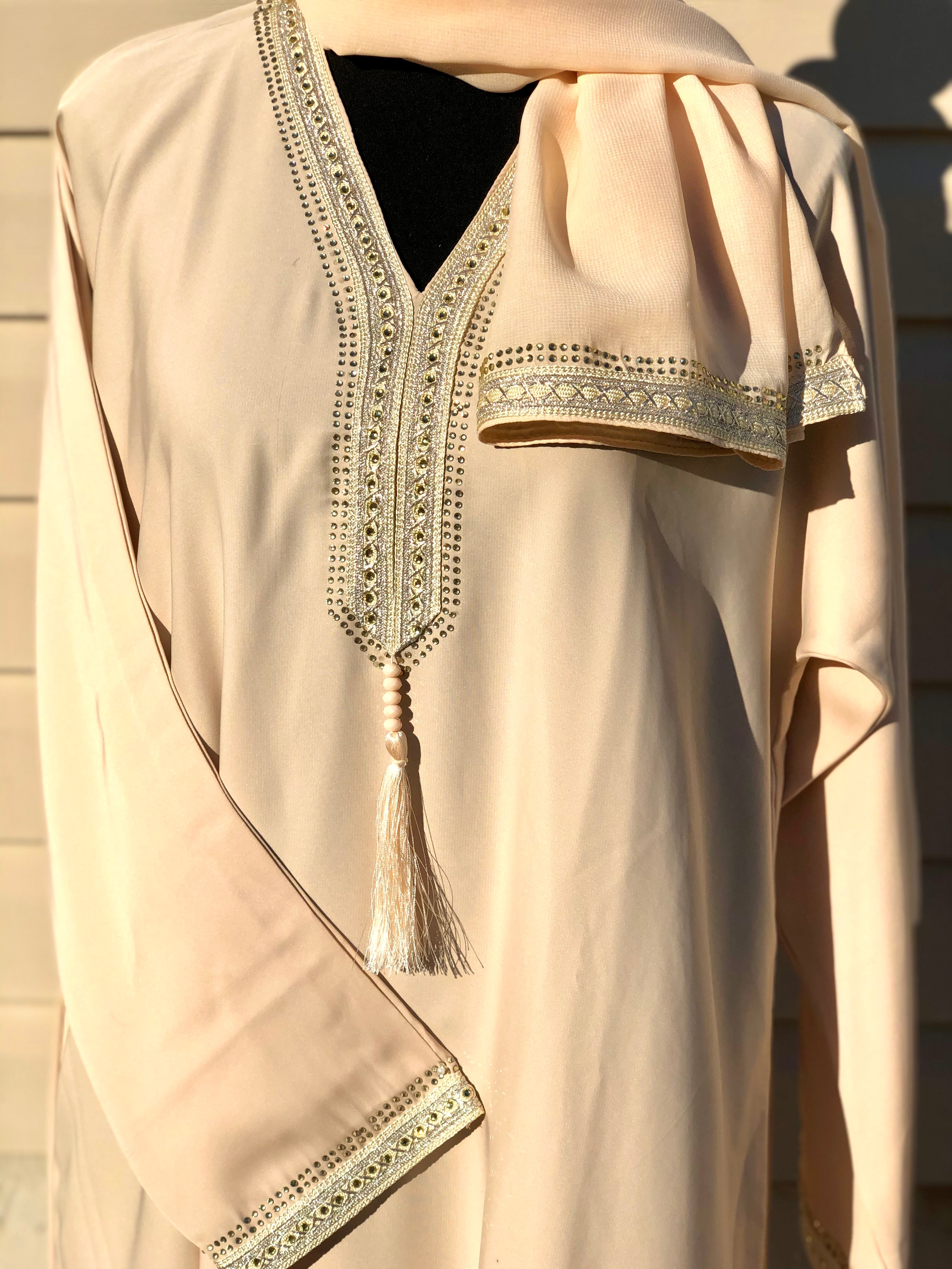 Noor Cream Abaya