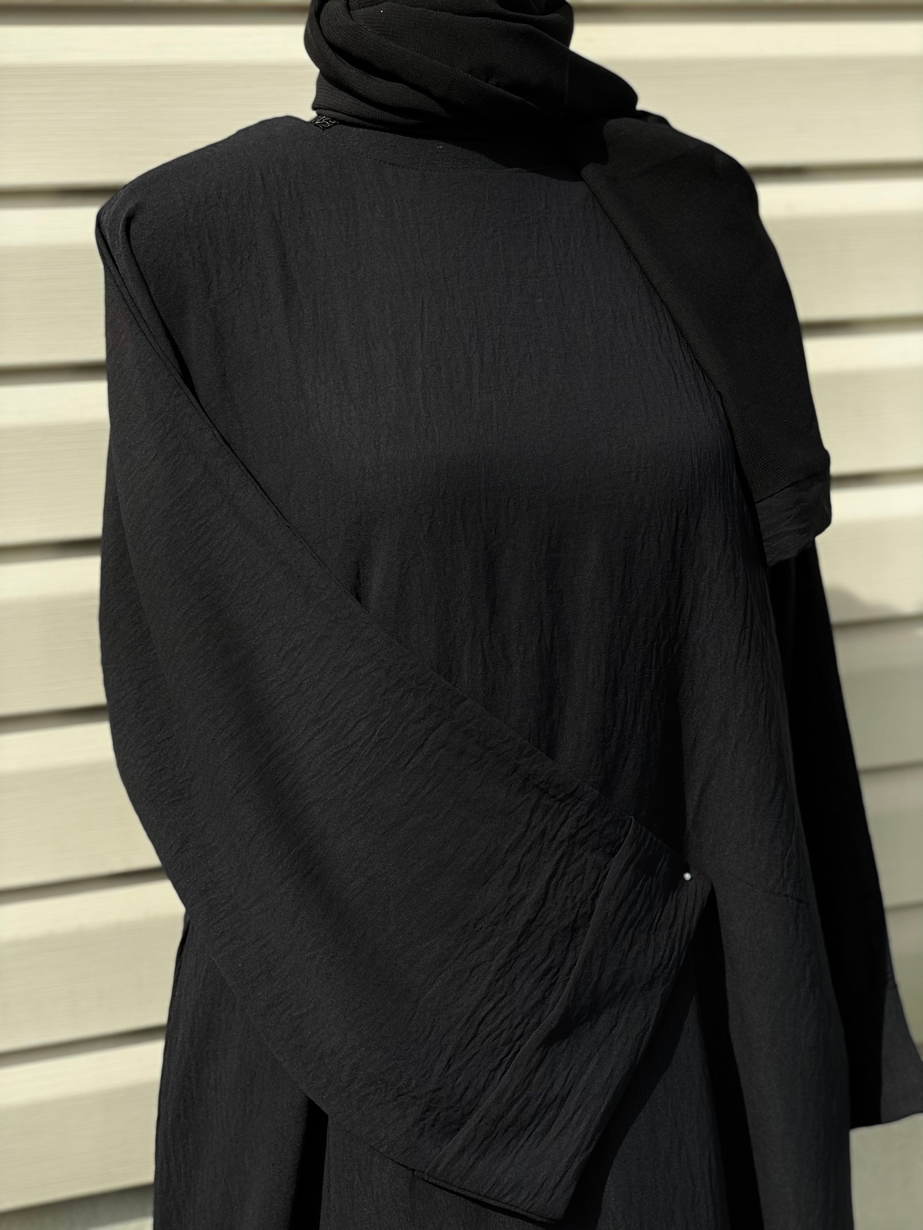 Dubai Everyday Abaya (Pure Black)