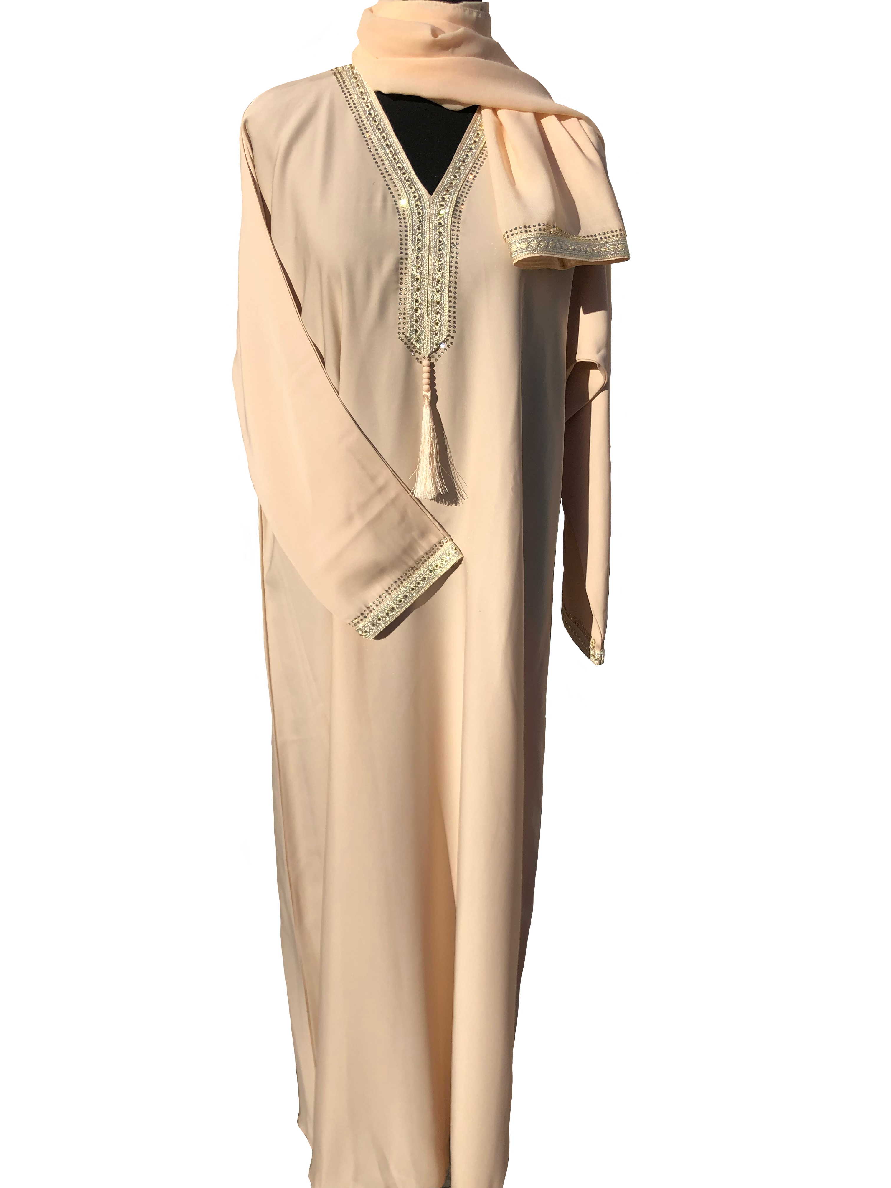 Noor Cream Abaya
